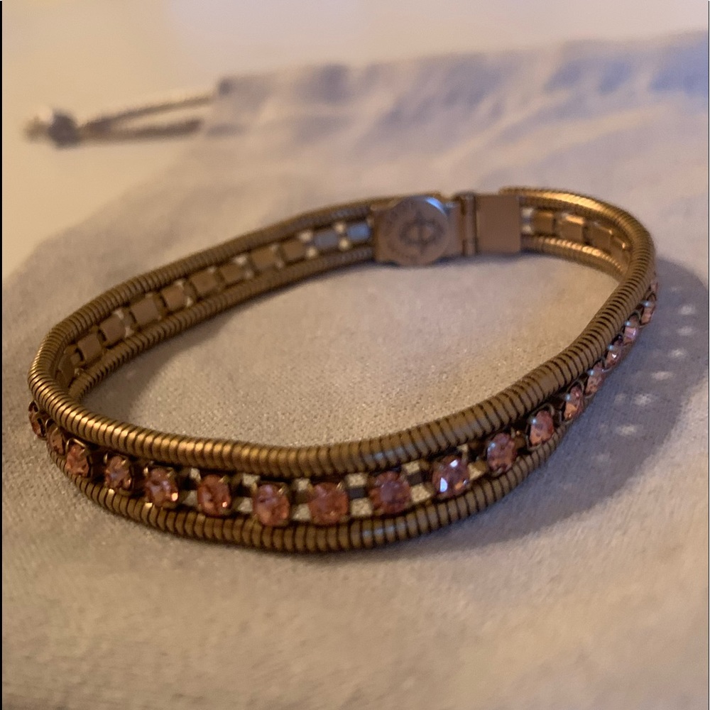 Loren Hope Clara Mini Bracelet in Peach